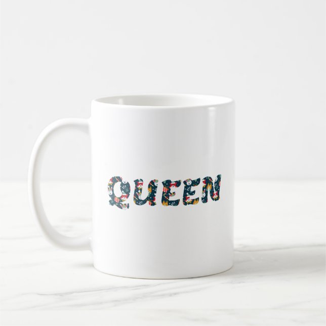 Taza De Café Reina de Navidad (Izquierda)