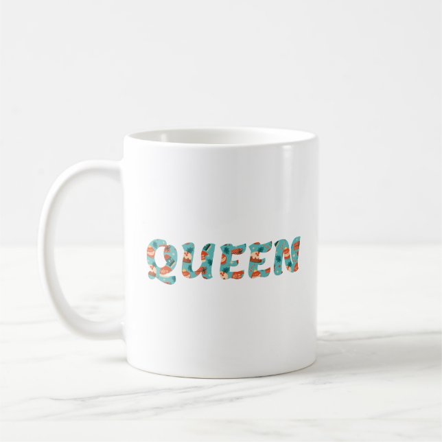 Taza De Café Reina de Navidad (Izquierda)