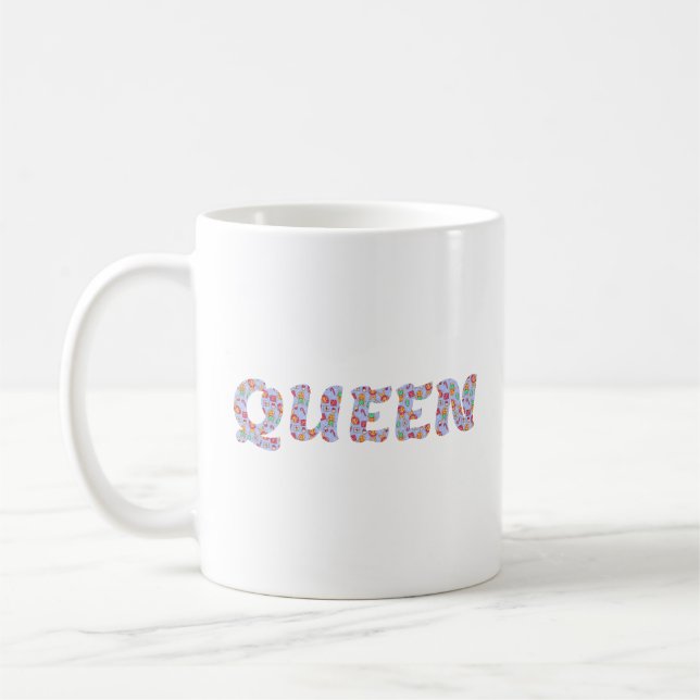 Taza De Café Reina de Navidad (Izquierda)