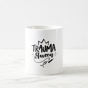 Taza De Café Reina de trauma de regalo de enfermera