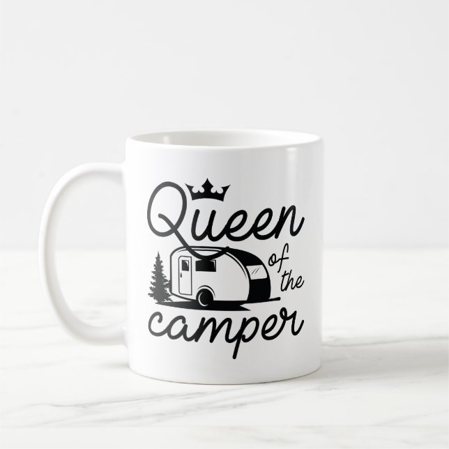 Taza De Café Reina Del Camper (Izquierda)