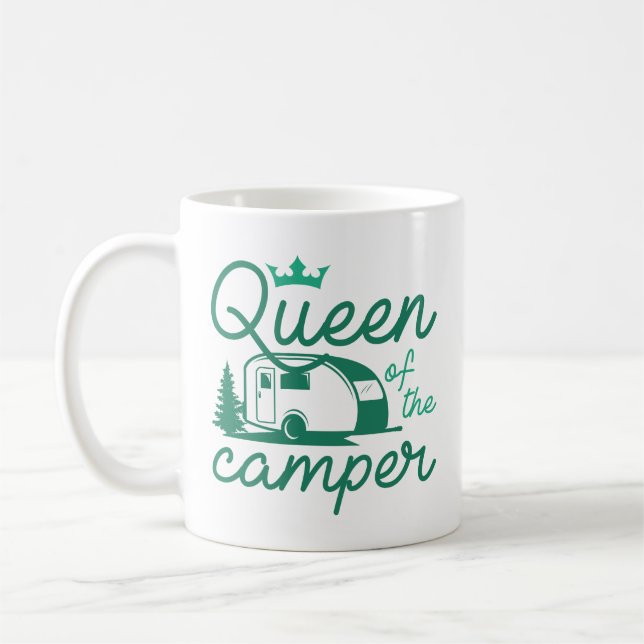 Taza De Café Reina Del Camper (Izquierda)