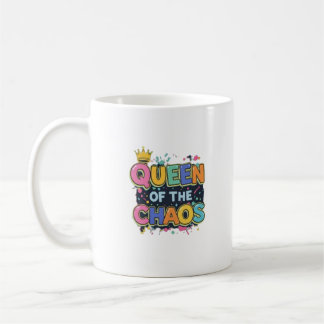 Taza De Café Reina del caos - Diversión y juguetón