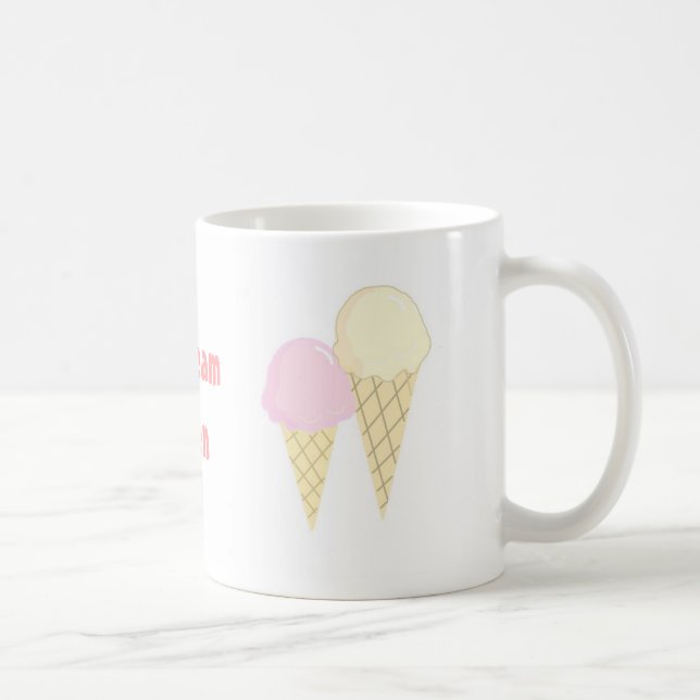 Taza De Café Reina del Crema de Hielo (Derecha)