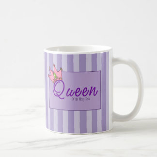Taza De Café Reina del desordenado mug