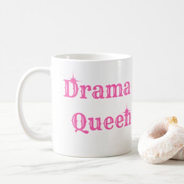 Taza De Café Reina del drama (Con donut)