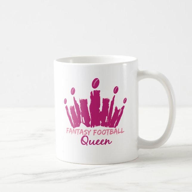 Taza De Café Reina del fútbol de la fantasía (Derecha)