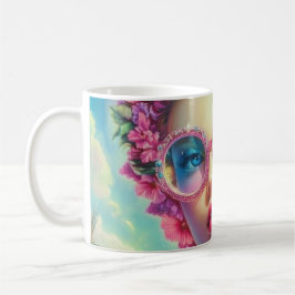 Taza De Café Reina del glamour tropical