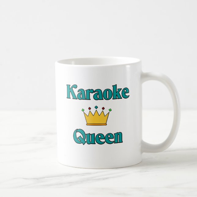 Taza De Café Reina del Karaoke (Derecha)