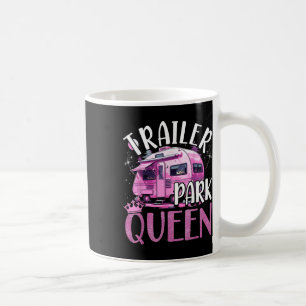 Taza De Café Reina del parque de caravanas divertido camping ro