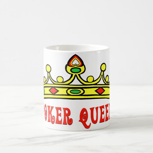 Taza De Café Reina del póker (Centro)