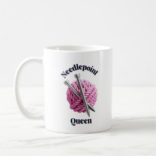 Taza De Café Reina del punto de aguja