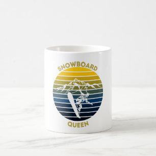 Taza De Café Reina del Snowboard