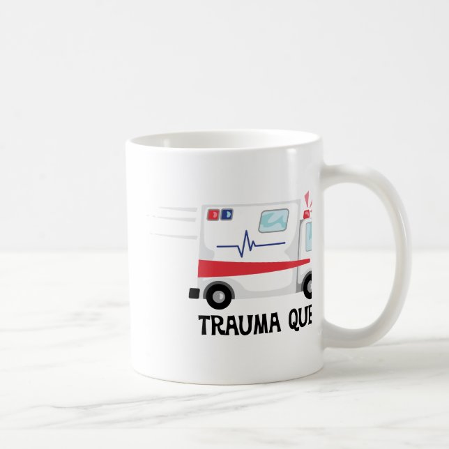 Taza De Café Reina del trauma (Derecha)