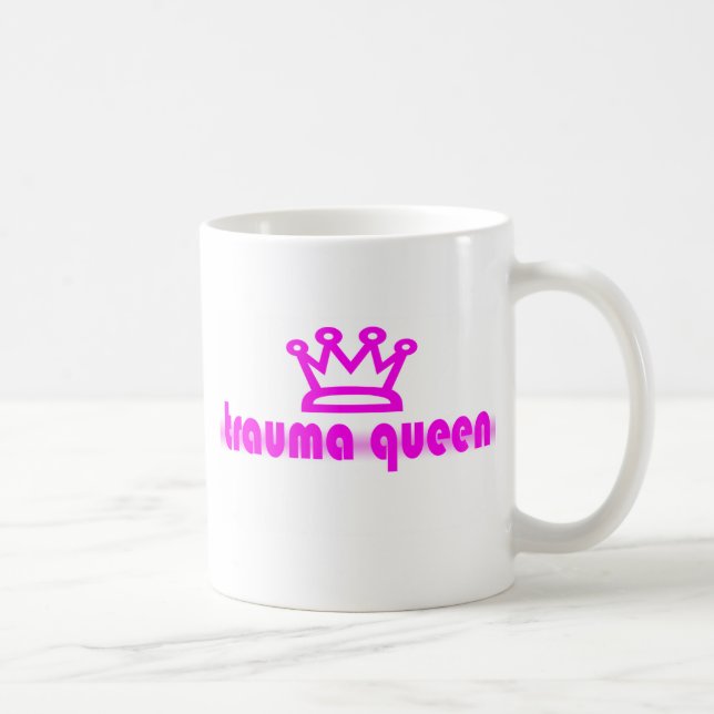 Taza De Café Reina del trauma (Derecha)
