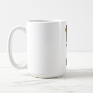 Taza De Café Reina Dorada Nefertiti