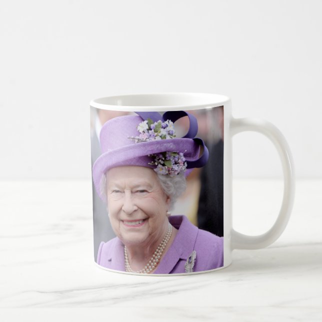 Taza De Café Reina Elizabeth de Inglaterra (Derecha)