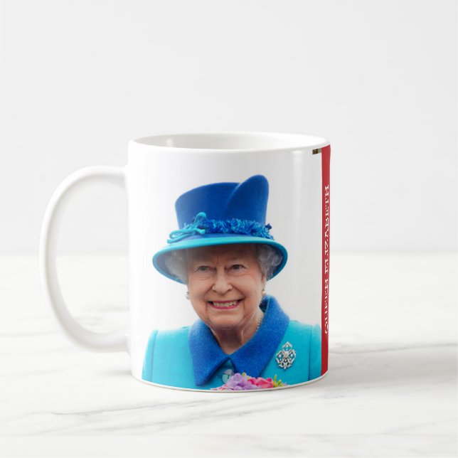 Taza De Café Reina Elizabeth de Inglaterra (Izquierda)