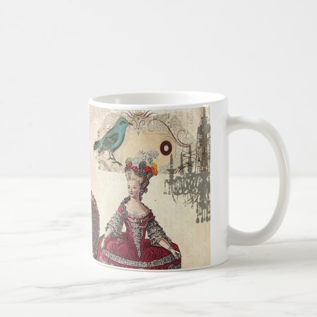 Taza De Café Reina francesa Marie Antonieta de la lámpara de (Derecha)