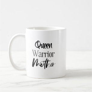 Taza De Café "Reina, guerrera, madre" Frase Café Mug