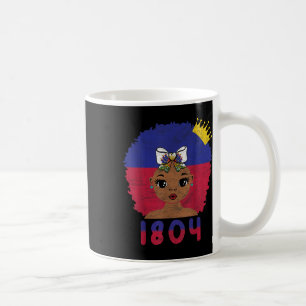Taza De Café Reina haitiana Día de la Bandera de la Independenc