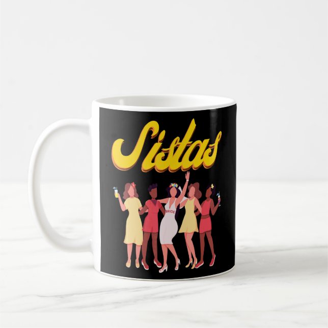 Taza De Café Reina Melanin de Sistas Negros (Izquierda)