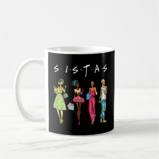 Taza De Café Reina Melanin de Sistas Negros