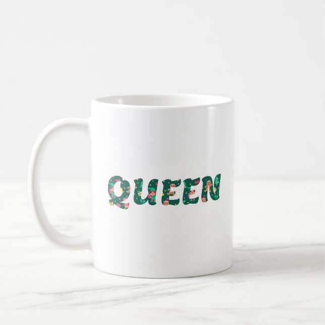 Taza De Café Reina navidad (Izquierda)