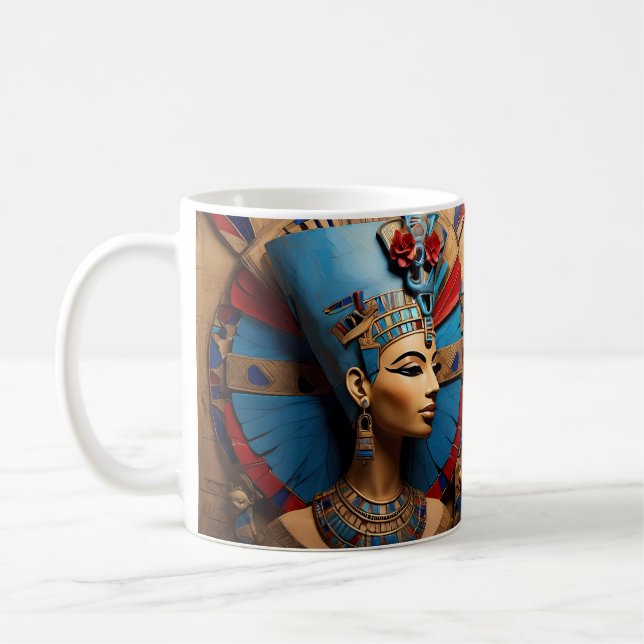 Taza De Café Reina Nefertiti (Izquierda)