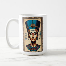 Taza De Café Reina Nefertiti - Belleza egipcia eterna