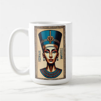 Taza De Café Reina Nefertiti - Belleza egipcia eterna
