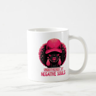 Taza De Café Reina Negra Africana Sin Molestar 