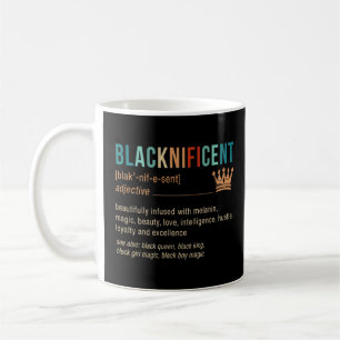 Taza De Café Reina negra afroamericana negra negra H