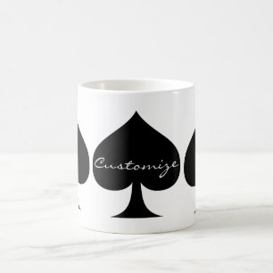 Taza De Café Reina negra de espadas Thunder_Cove negro