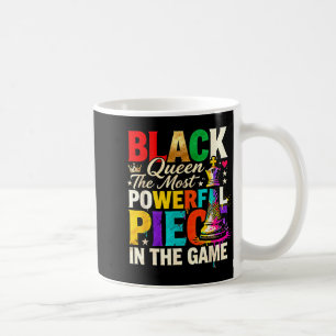 Taza De Café Reina Negra La Pieza Más Poderosa En El Juego Orgu