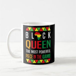 Taza De Café Reina negra La pieza más poderosa Historia negra