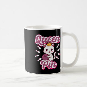 Taza De Café Reina Pin Mujeres Chicas Bolos Gato