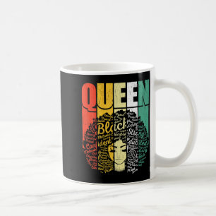 Taza De Café reina retro juneteenth melanina día de las madres 