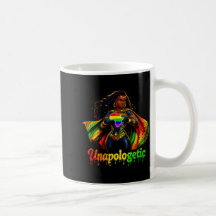 Taza De Café Reinas de melanina chicas orgullo de mujer negra f