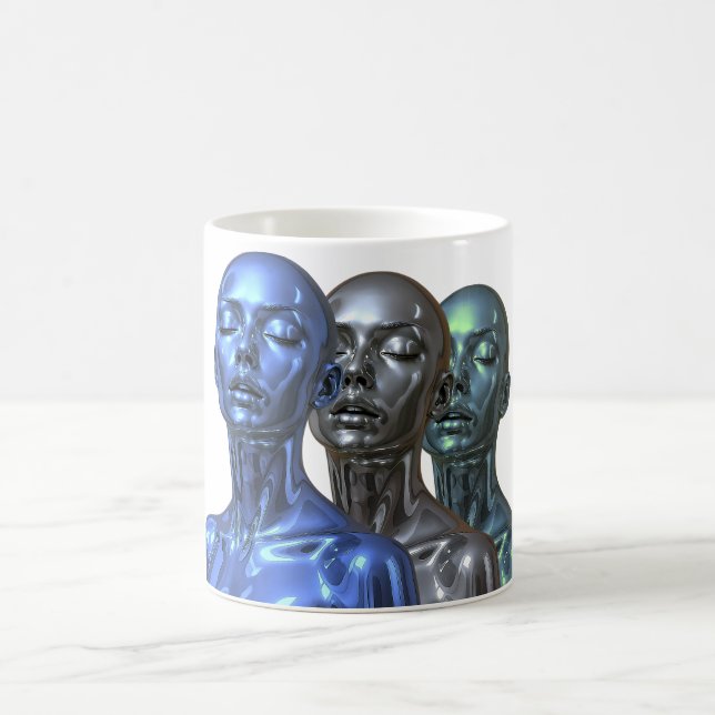 Taza De Café Reinas futuristas (Centro)