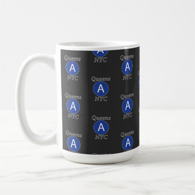 Taza De Café Reinas tren A de NYC (Izquierda)
