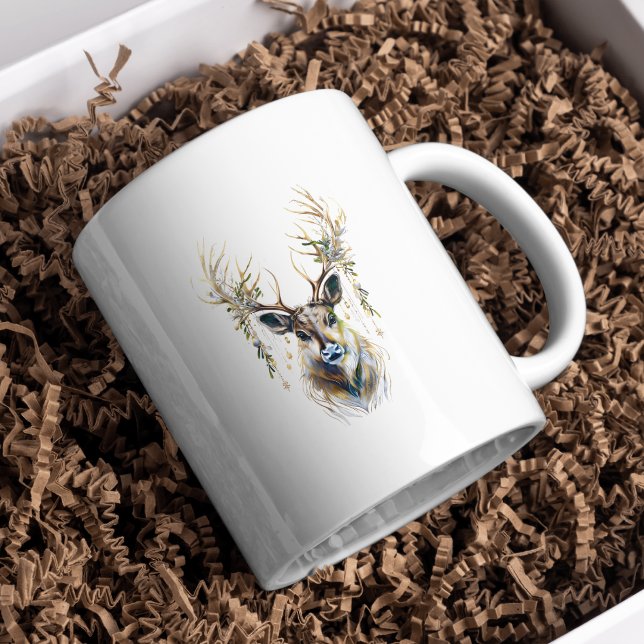 Taza De Café Reindeer de lujo, celebra la magia de los Navidade (Subido por el creador)