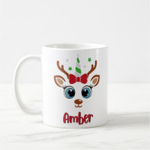 Reindeer Name Mug