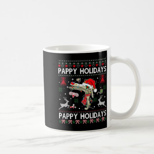 Taza De Café Reindeer Speculum Obgyn Nurse Ugly Christmas Obste (Derecha)