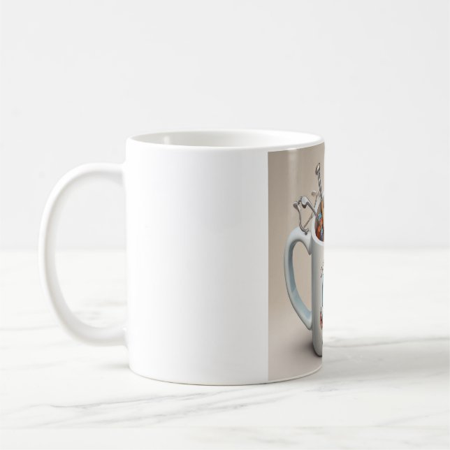 Taza De Café Reírse a través de tu turno: Médicos Mu (Izquierda)