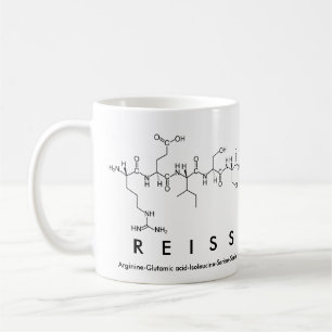 Taza De Café Reiss peptide name mug