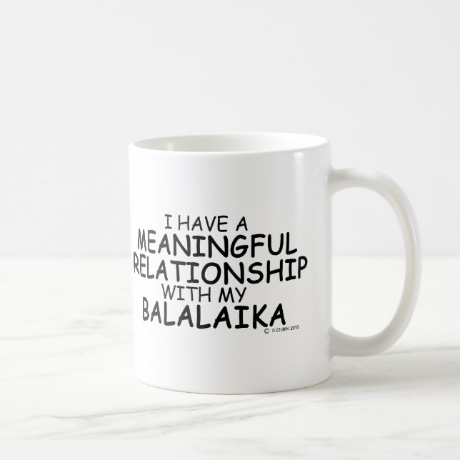 Taza De Café Relación significativa Balalaika Café Mug (Derecha)