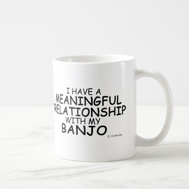 Taza De Café Relación significativa Banjo Café Mug (Derecha)