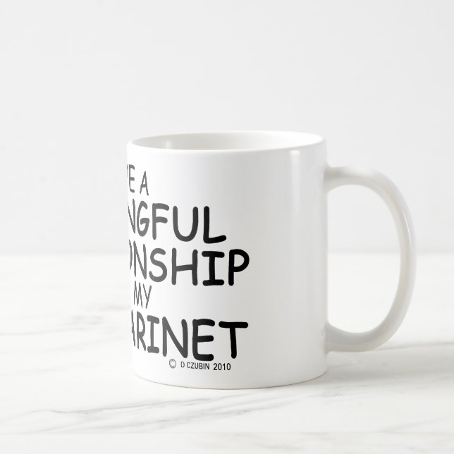 Taza De Café Relación significativa Bass Clarinet (Derecha)