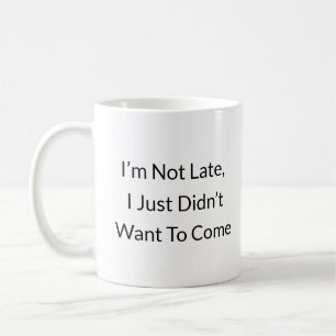 Taza De Café Relacionable Genio perezoso Humor Mug para el trab